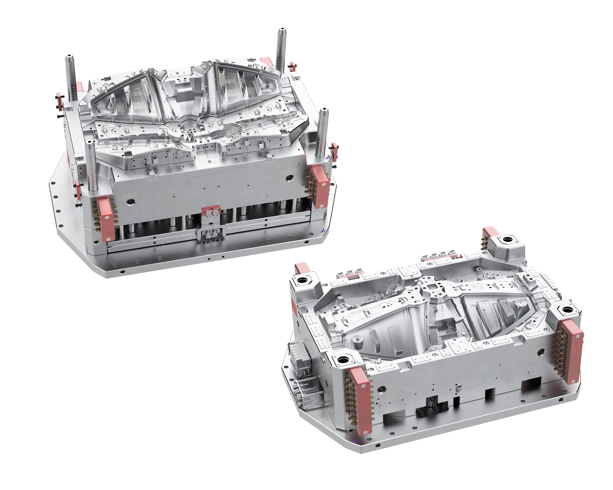 Dual color decorative frame for headlights